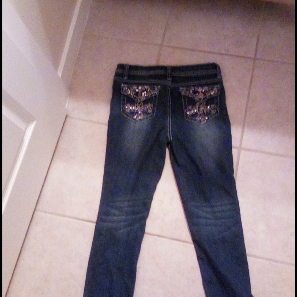 Sparkly kids jeans